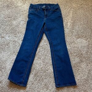 Seven7 Women's Dark Blue Flare Jeans